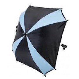 ქოლგა ოთხკუთხედი შავი/ცისფერი Altababa (978365)